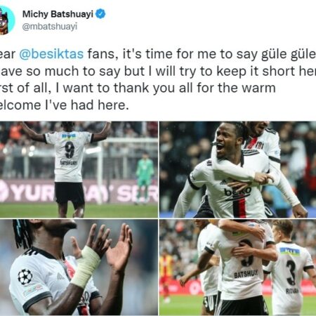 Bashuayi says goodbye to Besiktas: Thanks to the enthusiasm of the fans, it’s time to say goodbye